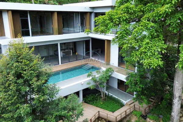 Exclusive 5BR Modern Pool & Waterfall Villas on Lamai Hills, Koh Samui