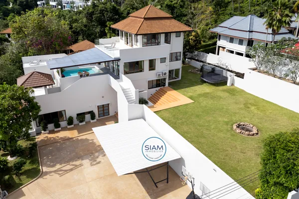 Modern 4 Bedroom Sea View Pool Villa in Chaweng Hills